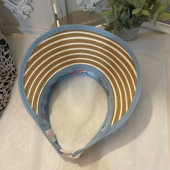 Floral print sun visor - Picture 3 of 6